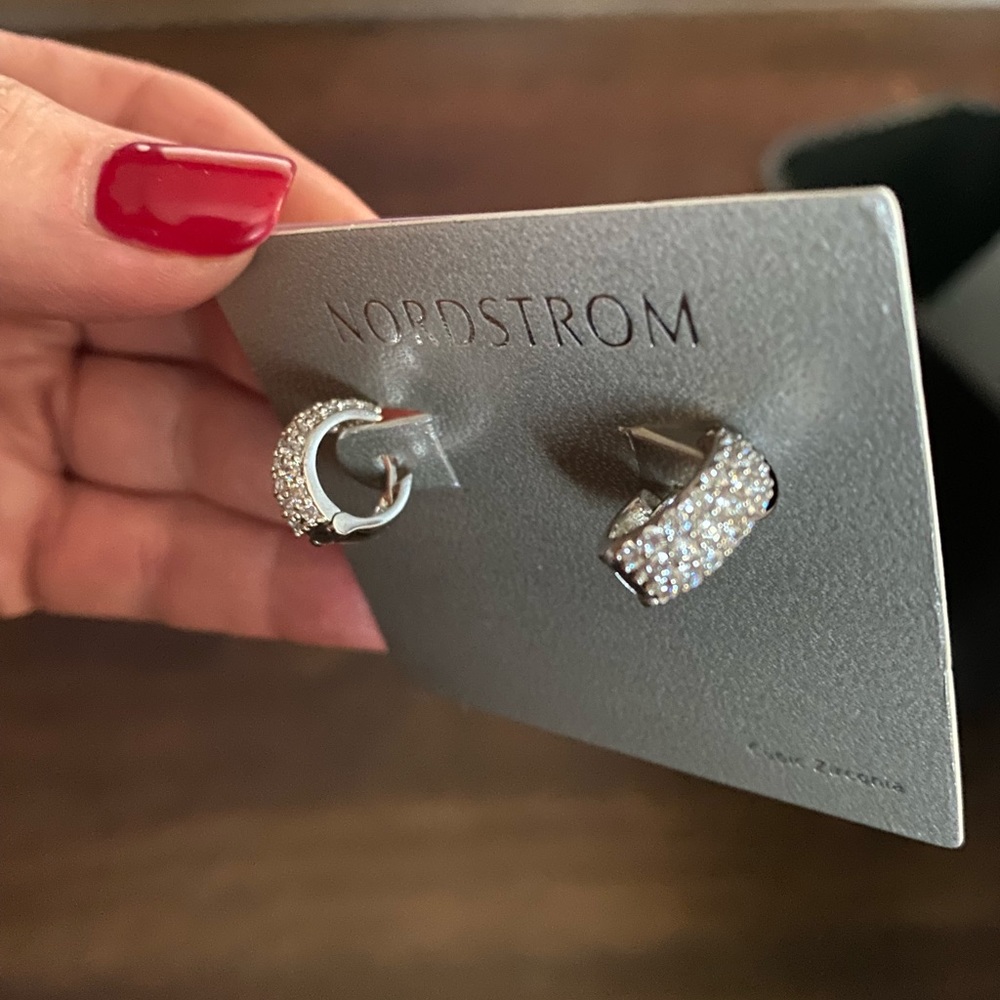 Nordstrom NWOT CZ Huggies